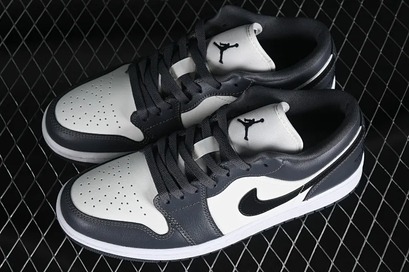 All categories Air Jordan Jordan series basketball shoes Air Jordan 1 Low G version pure original Air Jordan 1 Low "Dark Grey" AJ1 Joe 1 dark gray white low-top cultural casual sneakers DC0774-102